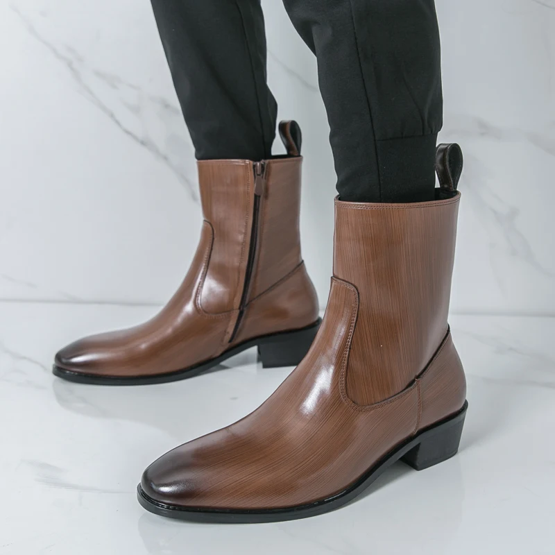 Espadrille Slip On - 클래식 편안한 앵클 부츠 패션 남성