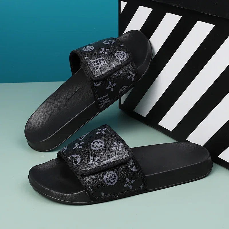 Flip Flop Leather Men - 남성용 천연 가죽 샌들, 편안한 남성용
