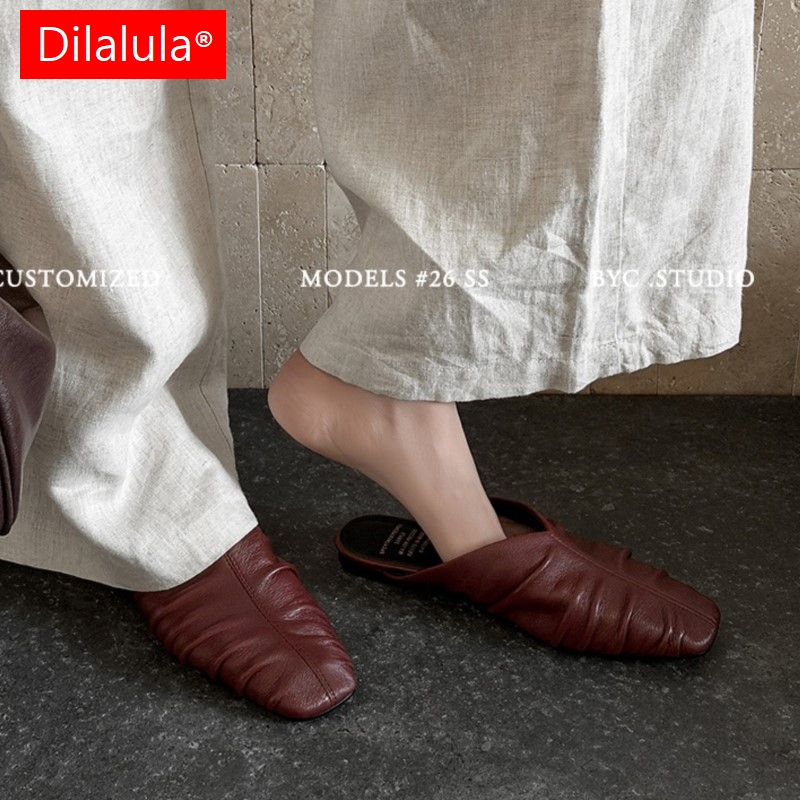 Espadrille Slip On - Dilalula 2026 새로운 정품 양가죽 여성용