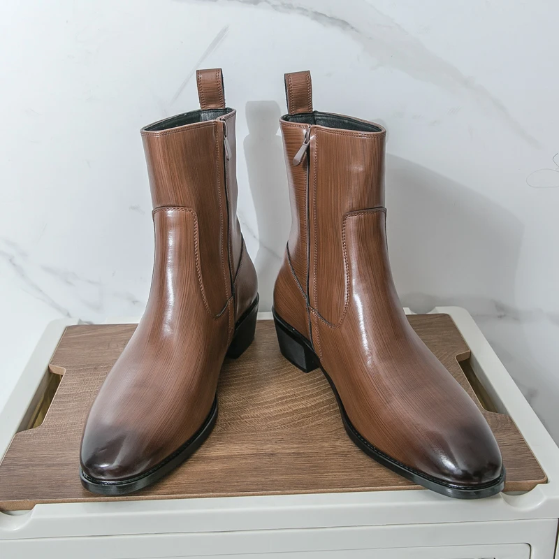 클래식 편안한 앵클 부츠 패션 남성 캐주얼 가죽 첼시  - Espadrille Slip On 리뷰 및 가격