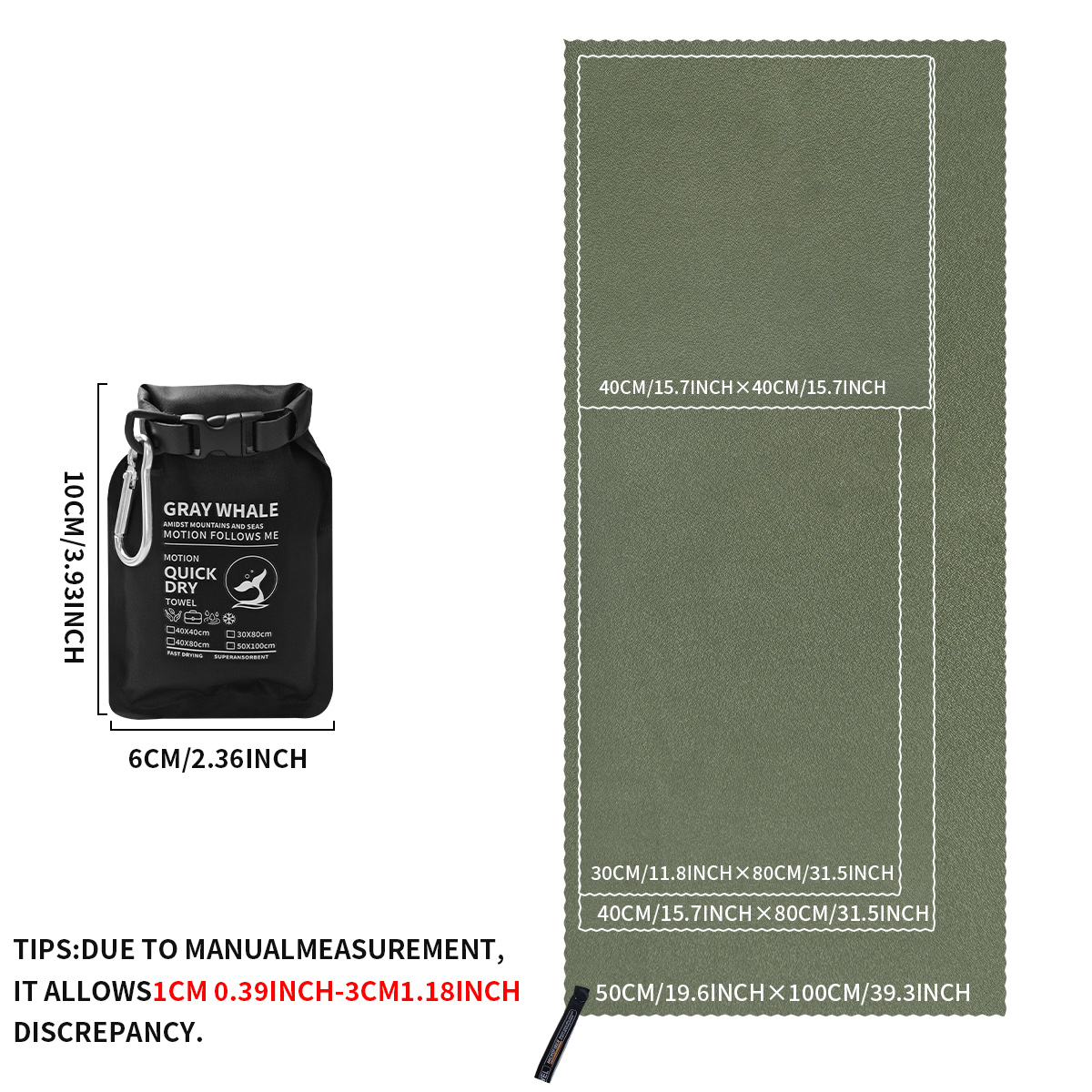 속건성 수건 - 초흡수성 속건성 수건 - 여행용 수건  - Beach Towel Large 리뷰 및 가격