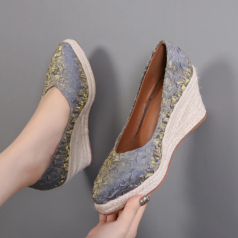 8cm, 34-42 사이즈, 통기성이 좋고 편안한 플로 - Espadrille Slip On 리뷰 및 가격