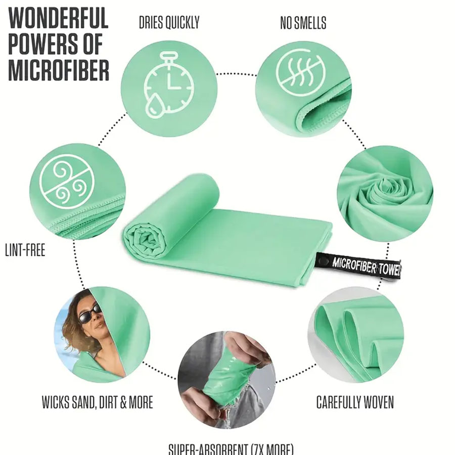 비치 타월 대형, 두꺼운 모래가 없는 마이크로 화이버  - Beach Towel Large 리뷰 및 가격