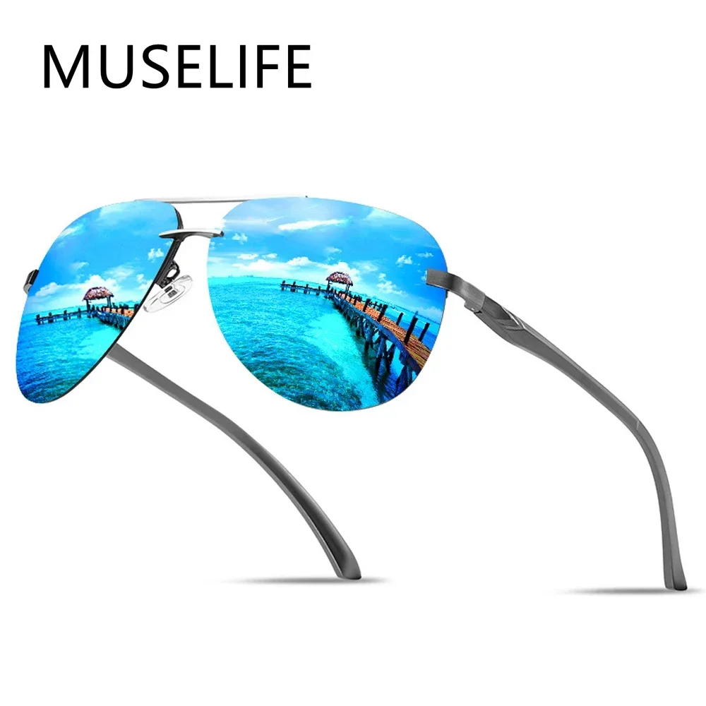 새로운 편광 된 남자 선글라스 클래식 운전 태양 안경  - Sunglasses Aviator Polarized 리뷰 및 가격